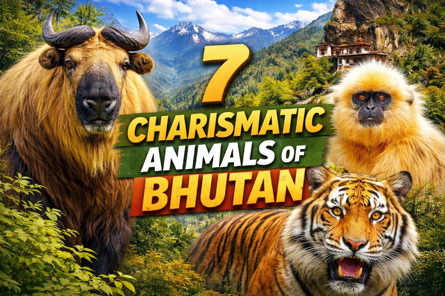 7 Charismatic Animals of Bhutan: A Guide to the Kingdom's Wildlife